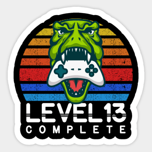 Level 13 Complete Sticker